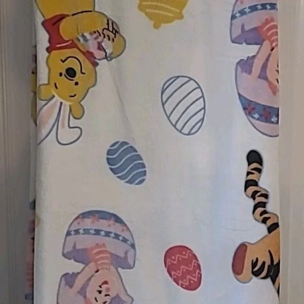 Disney 2025 Winnie The Pooh White Easter 50x70 Plush Blanket Cloud Throw New